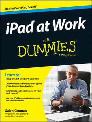 cover image of iPad at Work For Dummies